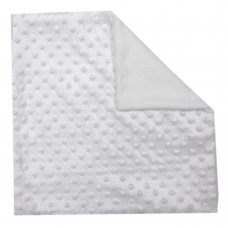 K12448: White Bubble Comforter With Fleece Back